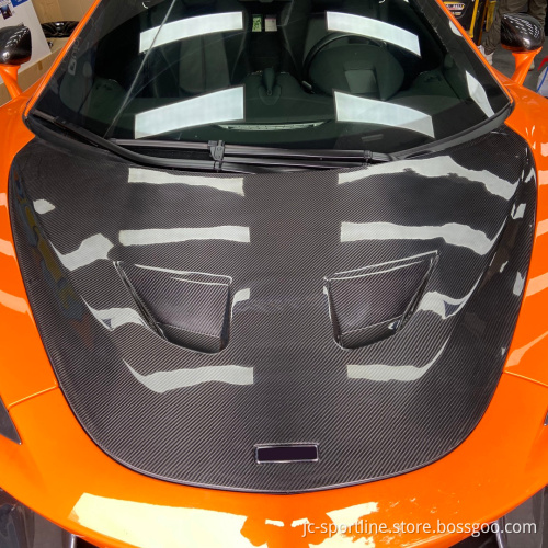 Dry Carbon Fiber Custom Bonnet Vent for McLaren 570GT/570S Coupe 2017-2021
